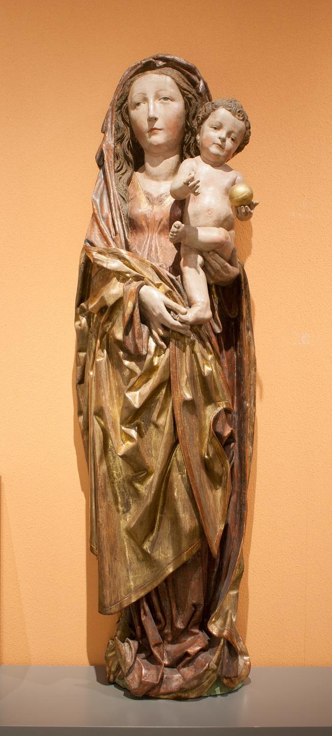 Tilman Riemenschneider, Madonna mit dem Kind, Holz, Ende 15. Jahrhundert