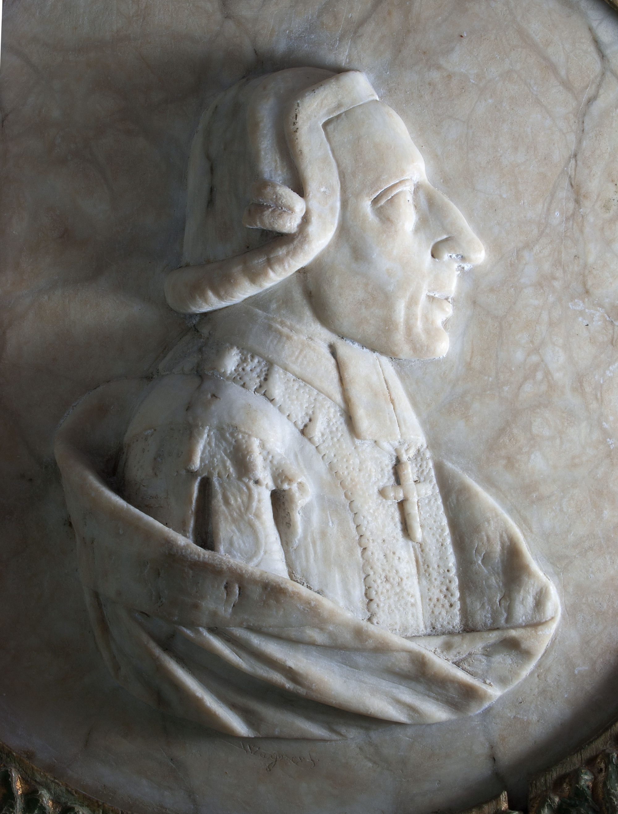 Relief des Fürstbischofs Franz Ludwig von Erthal, Johann Peter Wagner